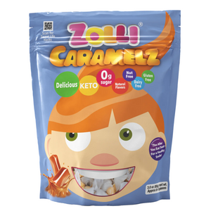 NEW! SUGAR-FREE ZUPER GIRL ZOLLI CARAMELZ - Daz & Andy’s Healthy Lollies