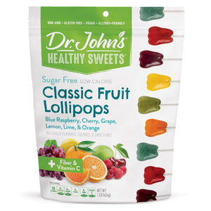 Sugar Free Classic Fruit Lollipops with Vitamin C