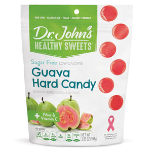 Dr. John's Sugar Free Guava Hard Lollies with Vitamin C - Daz & Andy’s Healthy Lollies