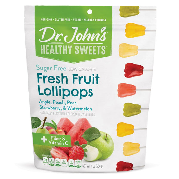 Sugar Free Fresh Fruit Lollipops with Vitamin C