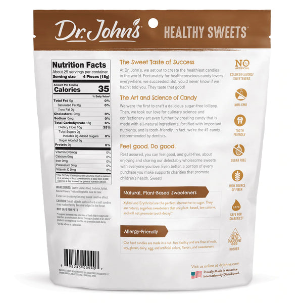 NEW! Sugar Free Ginger Hard Lollies with Fibre (24 lollies) - Daz & Andy’s Healthy Lollies