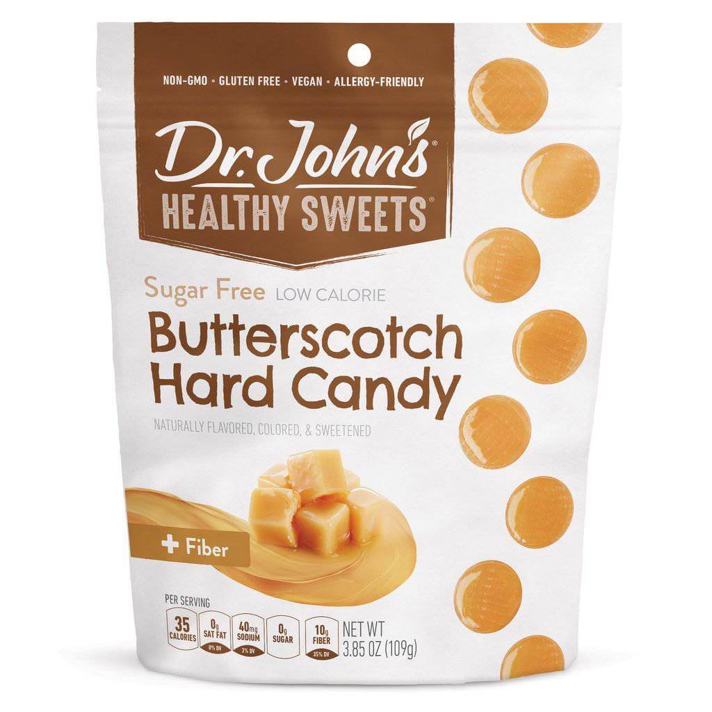 Dr. John's Healthy Sweets Sugar Free Butterscotch Lollies Daz & Andy