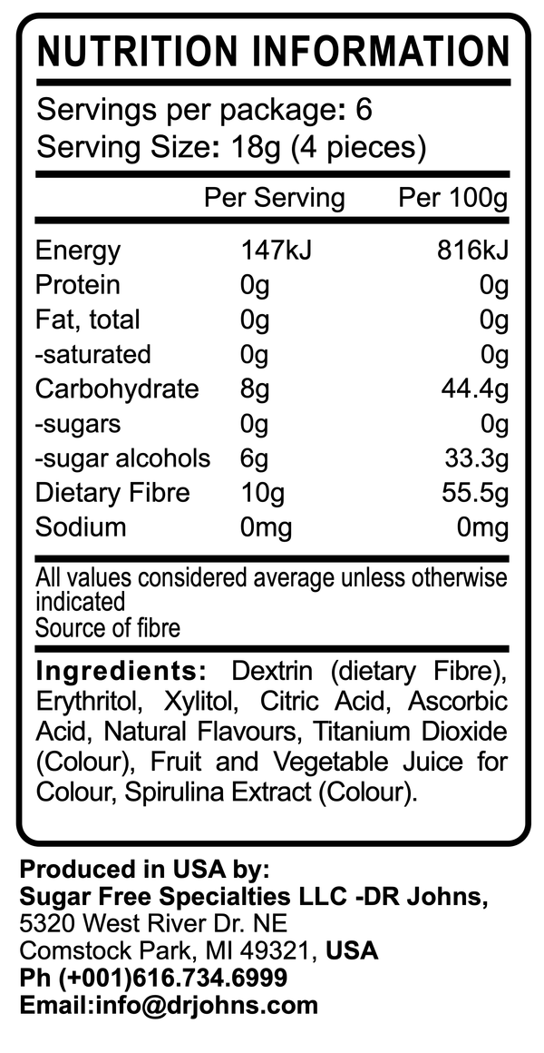 Sugar Free Diabetic-Friendly Spearmint Lollies