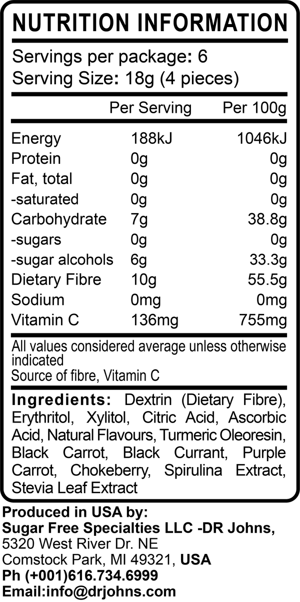 Sugar Free Summer Fruit Lollies with Vitamin C (24 lollies)