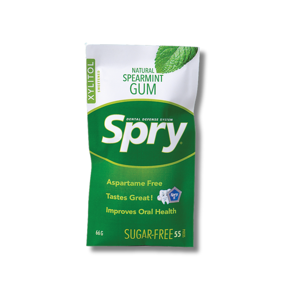 Spry Spearmint Flavoured Chewing Gum - Sugar and Aspartame Free