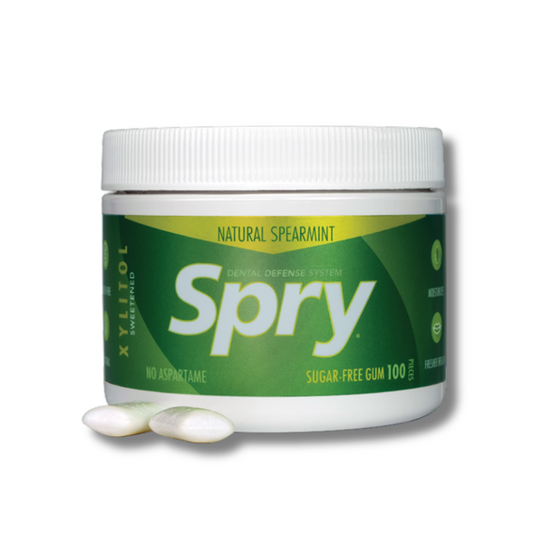 Spry Spearmint Flavoured Chewing Gum - Sugar and Aspartame Free