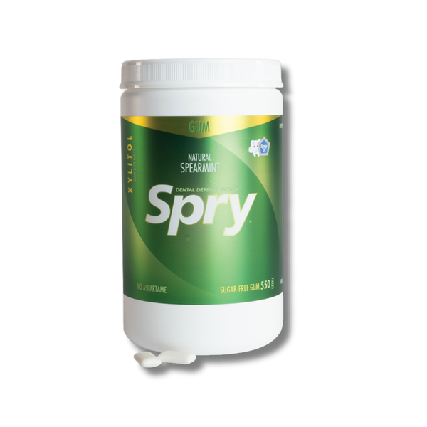 Spry Spearmint Flavoured Chewing Gum - Sugar and Aspartame Free