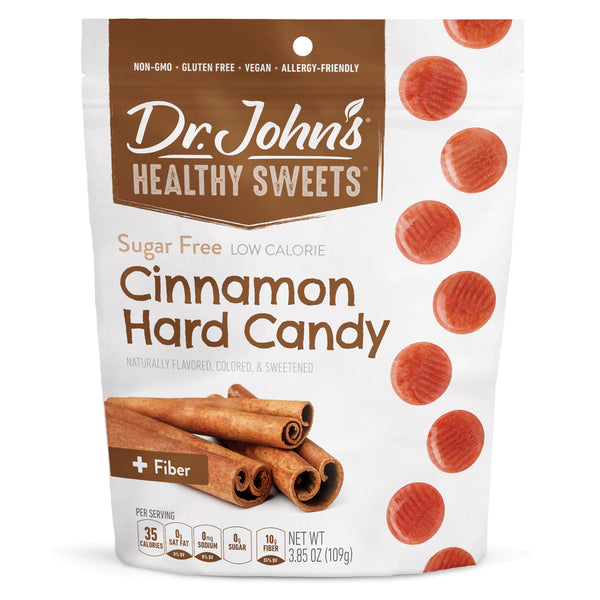 NEW! SUGAR FREE CINNAMON HARD LOLLIES WITH FIBRE (24 LOLLIES) - Daz & Andy’s Healthy Lollies