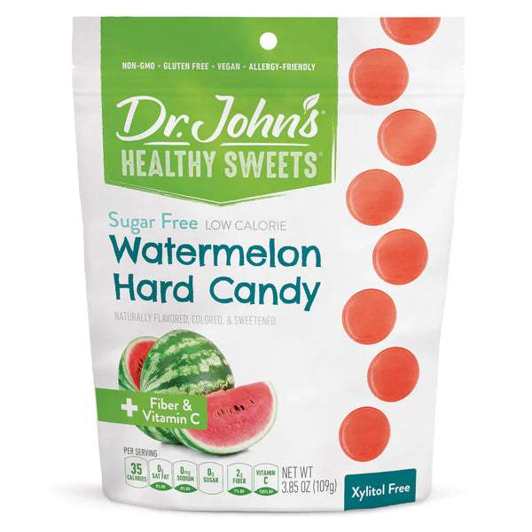 Dr. John's Xylitol-Free Watermelon Sugar-Free (24) Lollies - Daz & Andy’s Healthy Lollies