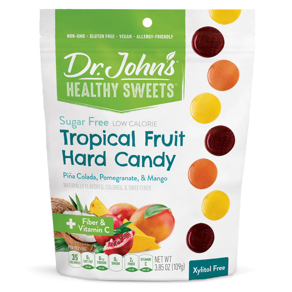 Dr. John's Tropical Fruit Xylitol-Free Lollies - Daz & Andy’s Healthy Lollies