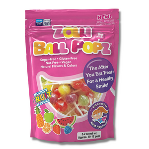 Assorted Fruit Flavoured Zolli® Ball Popz ~12 Pops